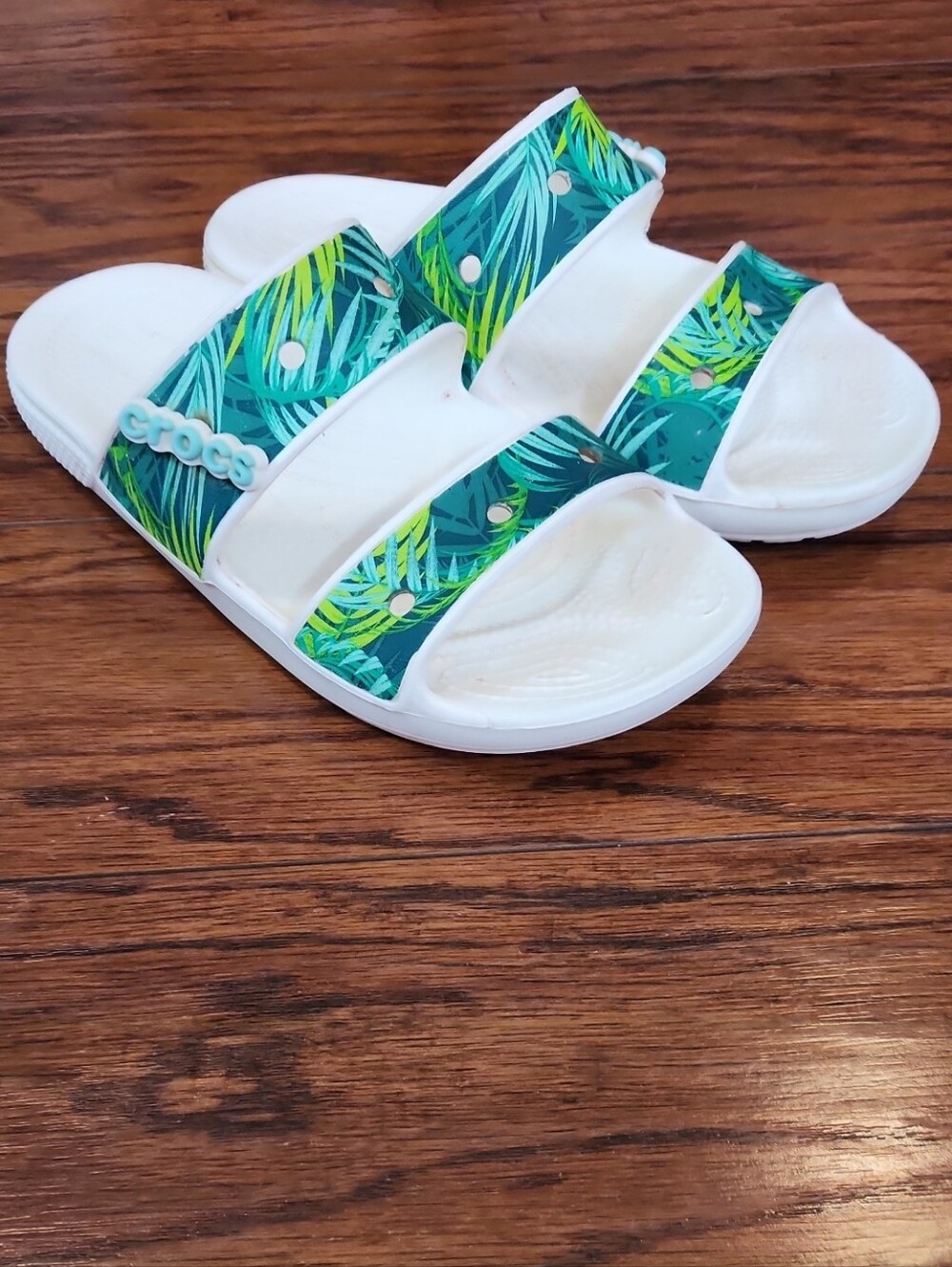 Crocs Classic Two Strap Tropical Slide Sandals